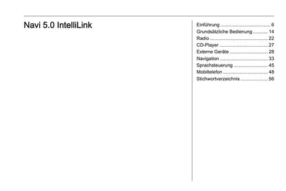 Opel Grandland X Infotainment Bedienungsanleitung 2017 - 2020