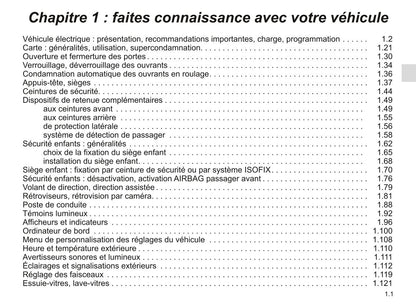 2022-2023 Renault Mégane Owner's Manual | French