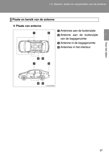 2009-2010 Toyota Corolla Bedienungsanleitung | Niederländisch