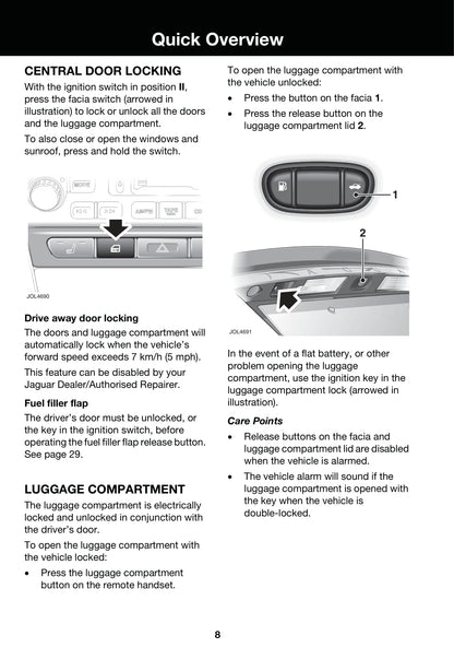 2007-2008 Jaguar S-Type Owner's Manual | English