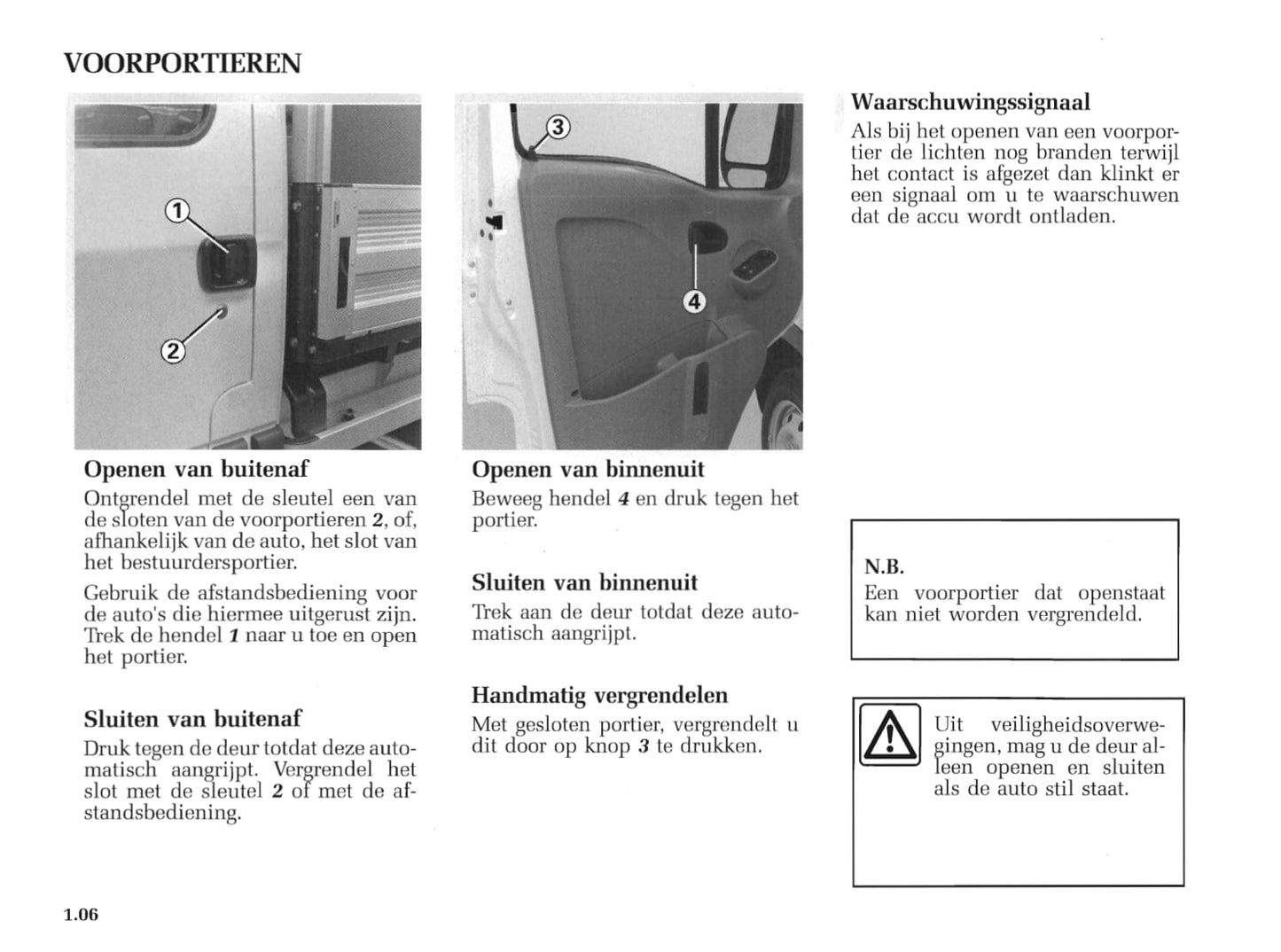 2005-2006 Renault Master Bedienungsanleitung | Niederländisch