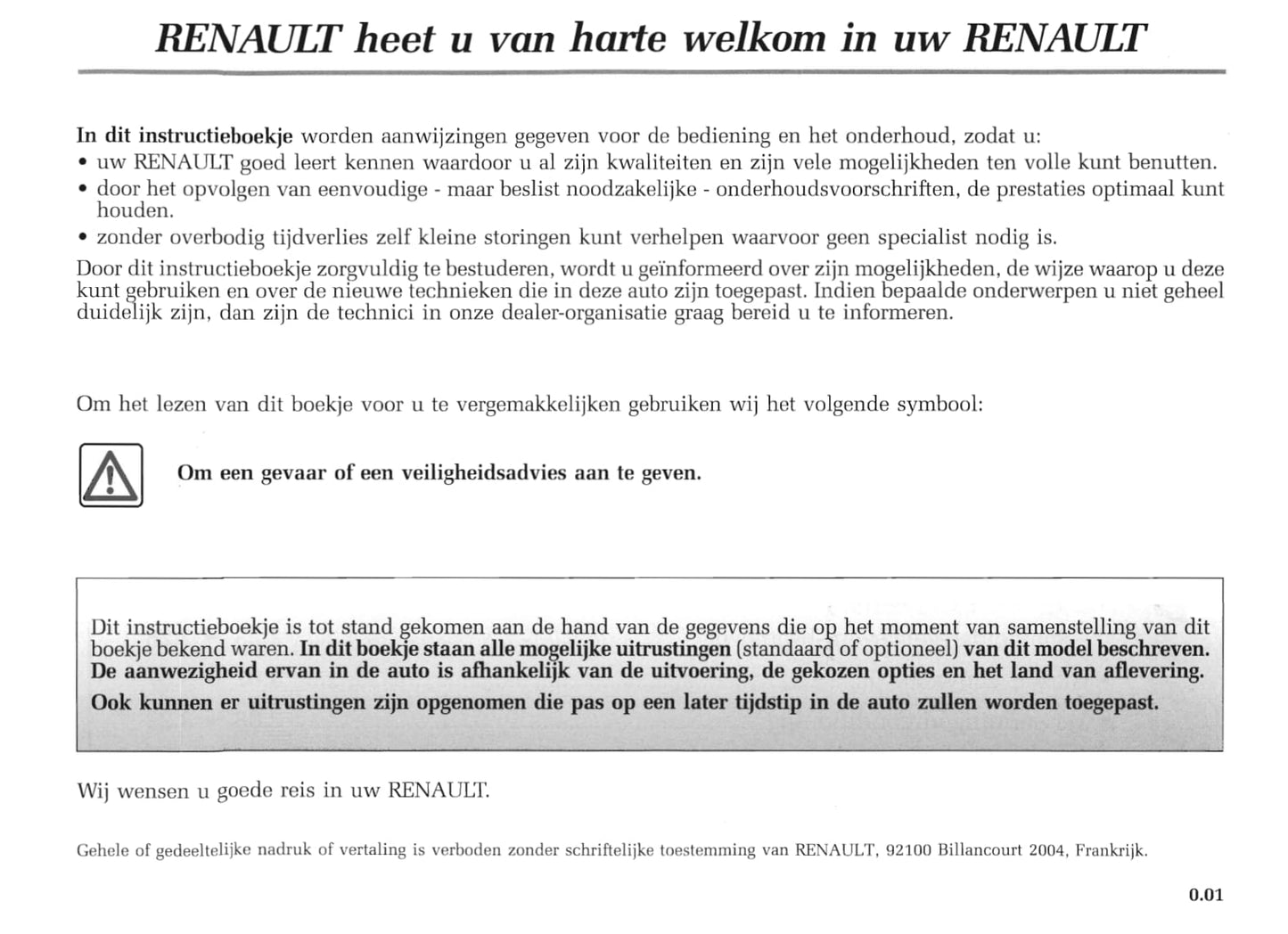 2004-2005 Renault Mégane Coupé Cabriolet Bedienungsanleitung | Niederländisch