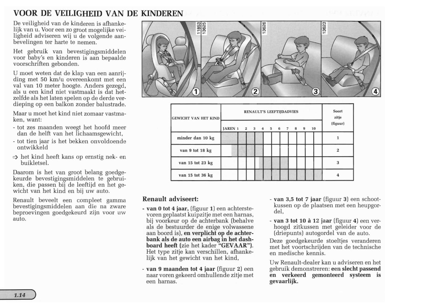 1998-1999 Renault Mégane Coupé Owner's Manual | Dutch