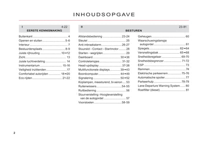 2011-2012 Citroën C6 Bedienungsanleitung | Niederländisch