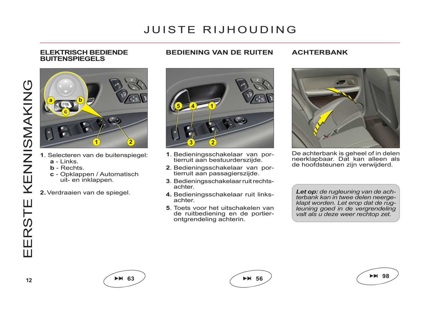 2011-2012 Citroën C6 Bedienungsanleitung | Niederländisch