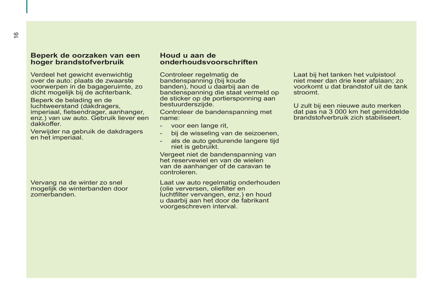 2013 Peugeot Partner Owner's Manual | Dutch