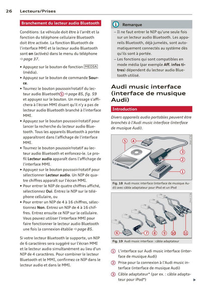 Audi Navigation MMI Plus Guide d'utilisation 2013