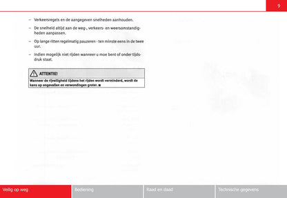 2006-2007 Seat Altea Owner's Manual | Dutch