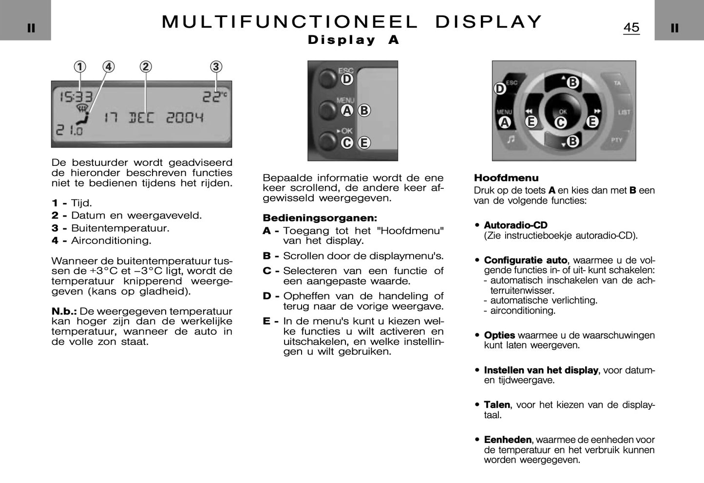 2005-2006 Citroën C5 Bedienungsanleitung | Niederländisch