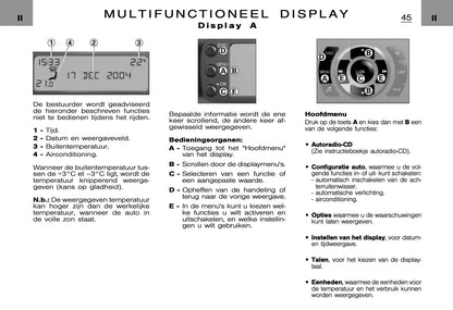 2005-2006 Citroën C5 Bedienungsanleitung | Niederländisch