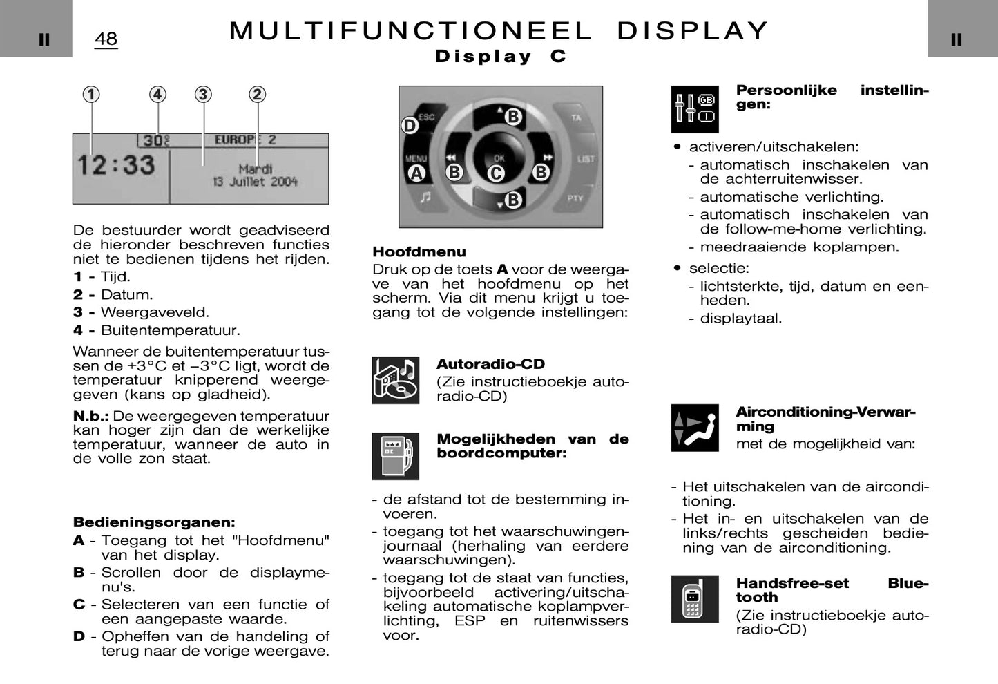 2005-2006 Citroën C5 Bedienungsanleitung | Niederländisch