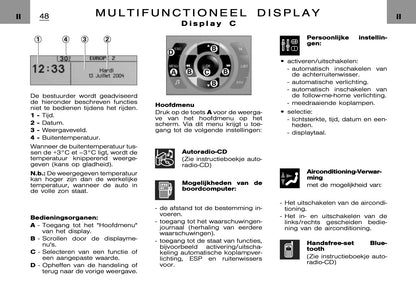 2005-2006 Citroën C5 Bedienungsanleitung | Niederländisch