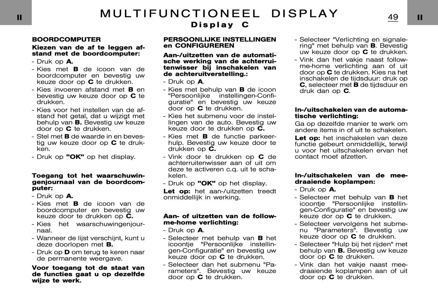 2005-2006 Citroën C5 Bedienungsanleitung | Niederländisch