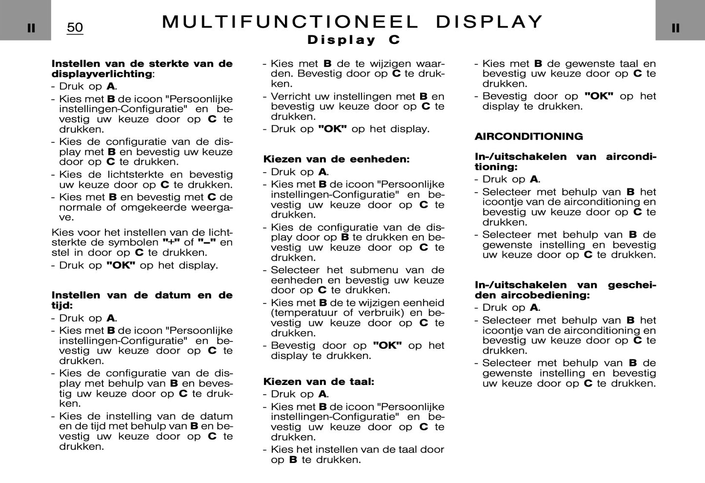 2005-2006 Citroën C5 Bedienungsanleitung | Niederländisch