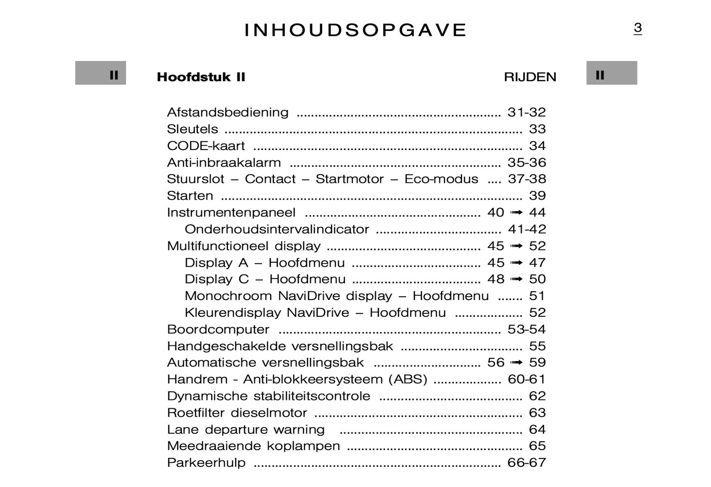 2005-2006 Citroën C5 Bedienungsanleitung | Niederländisch