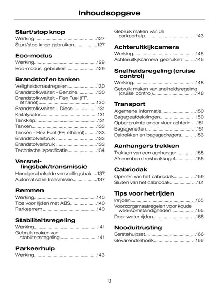 2008-2011 Ford Focus Owner's Manual | Dutch