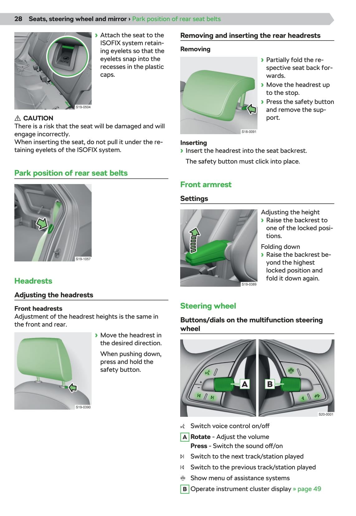 2020-2021 Skoda Fabia Owner's Manual | English