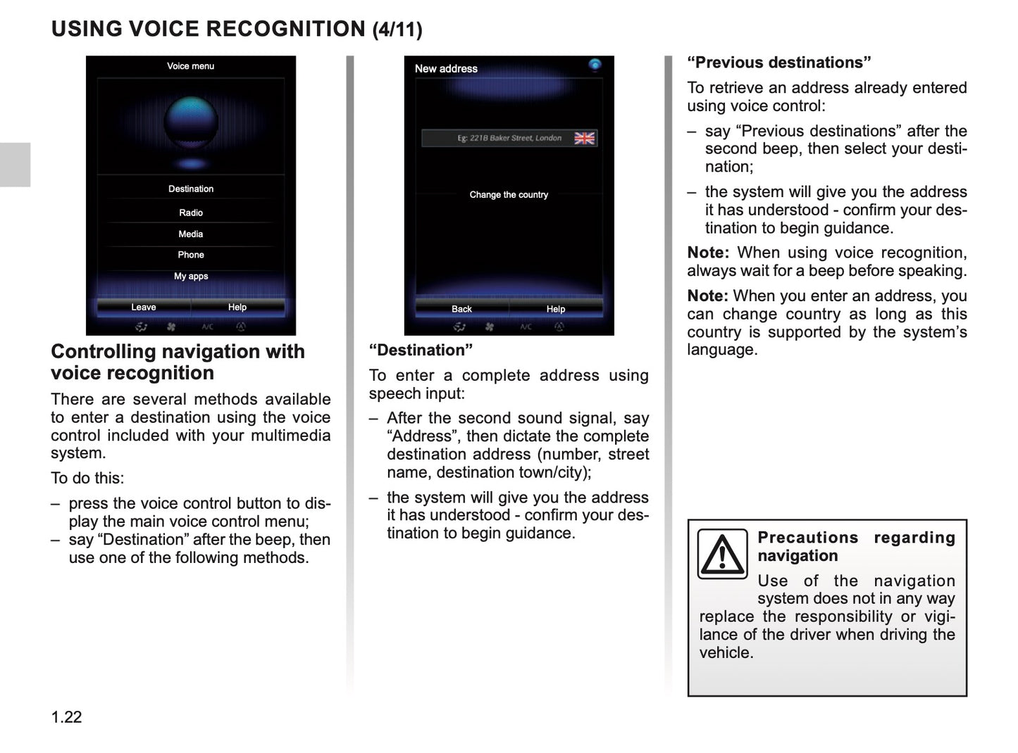 Renault R-Link 2 Infotainment Manual | English