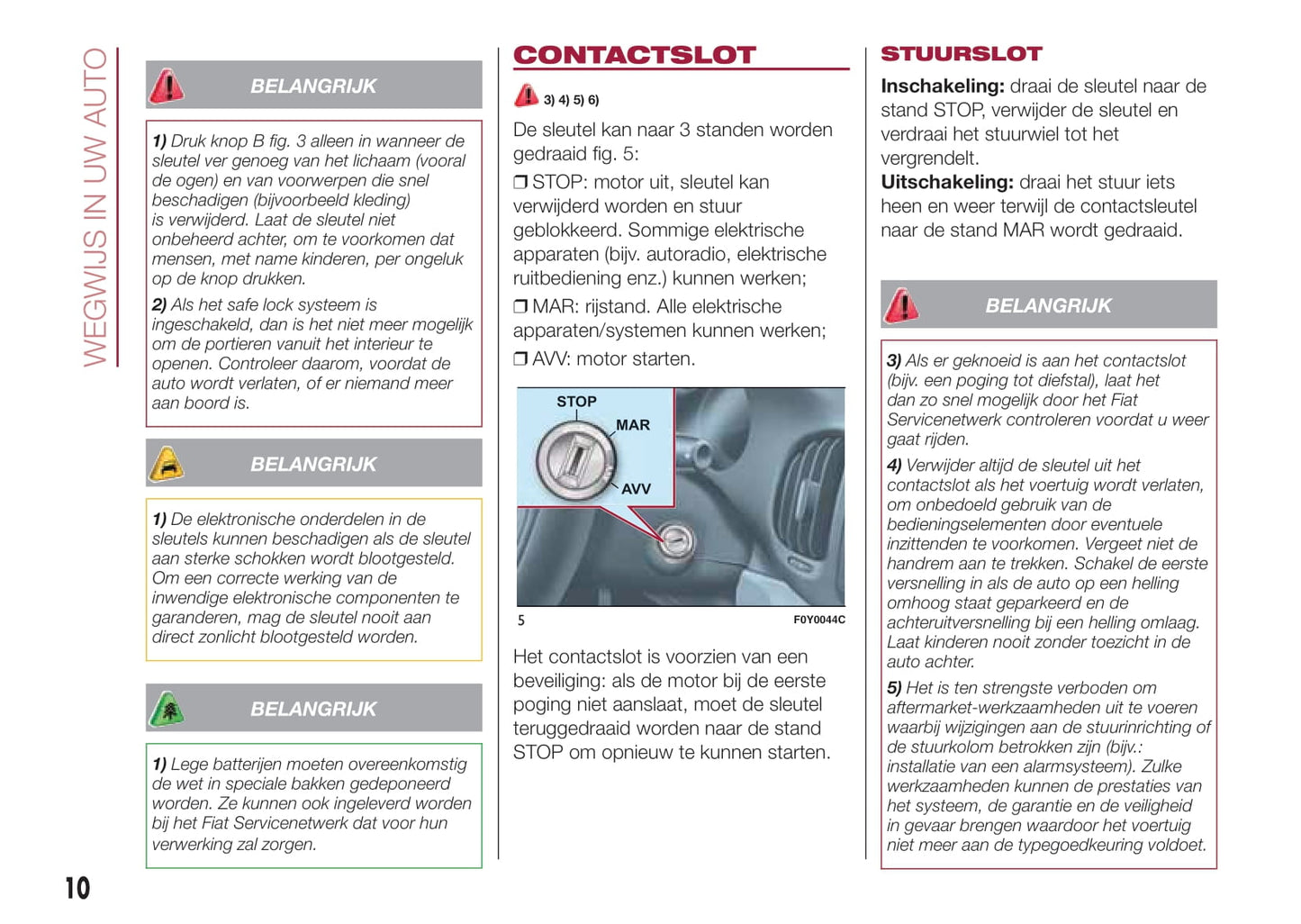 2016-2017 Fiat 500L Bedienungsanleitung | Niederländisch