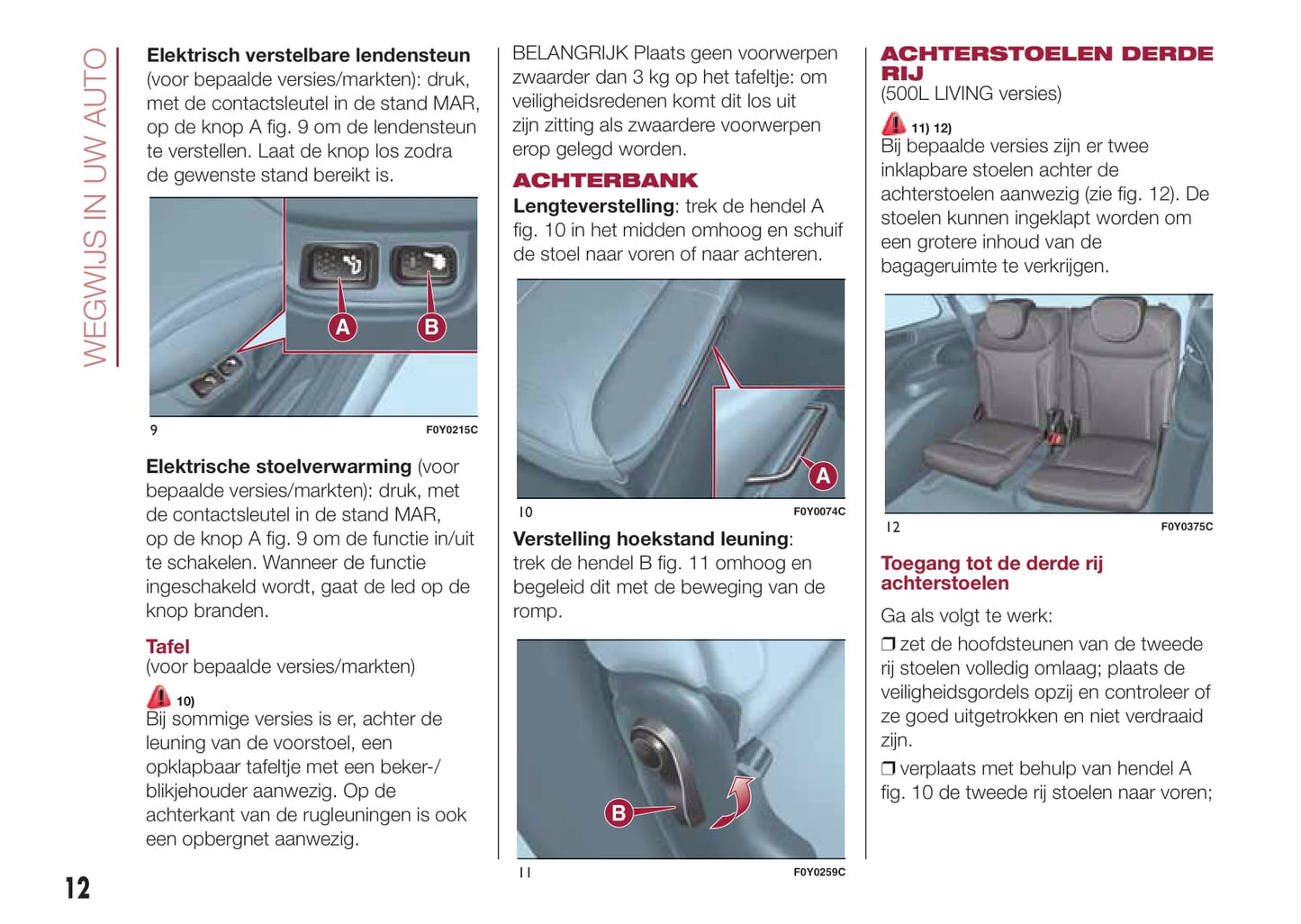 2016-2017 Fiat 500L Bedienungsanleitung | Niederländisch