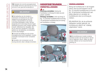 2016-2017 Fiat 500L Bedienungsanleitung | Niederländisch