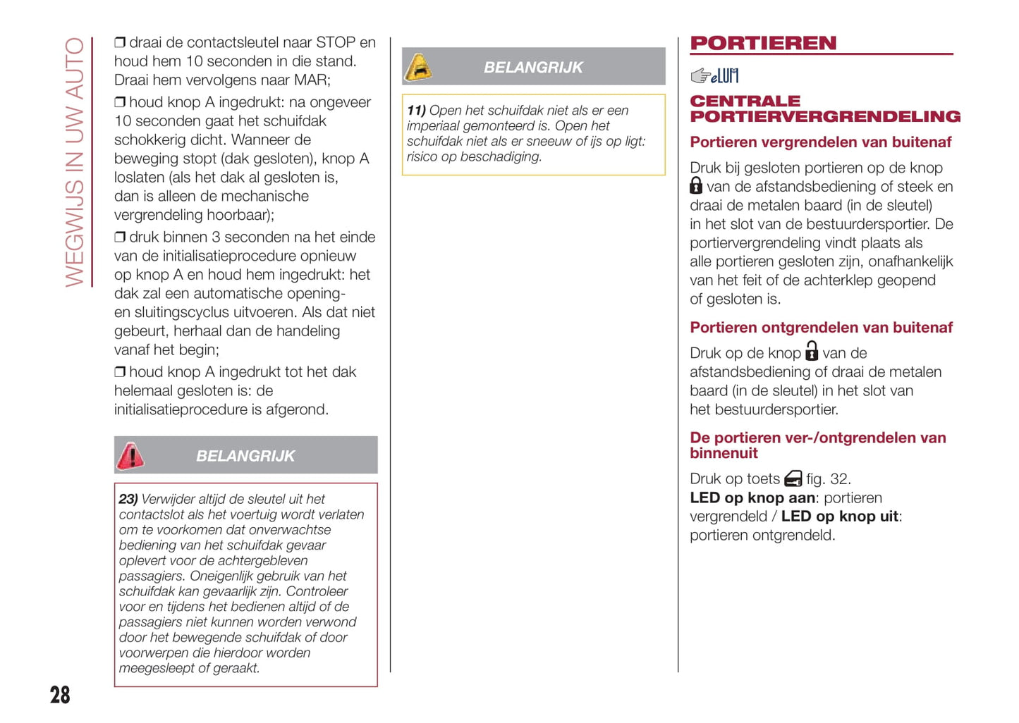 2016-2017 Fiat 500L Bedienungsanleitung | Niederländisch