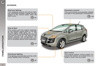 2012-2013 Peugeot 3008 Bedienungsanleitung | Englisch