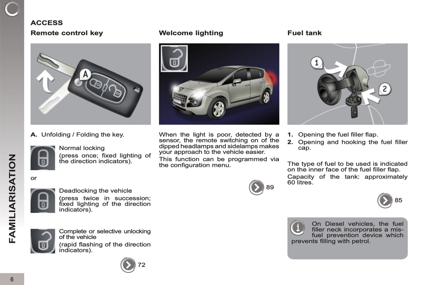 2012-2013 Peugeot 3008 Bedienungsanleitung | Englisch