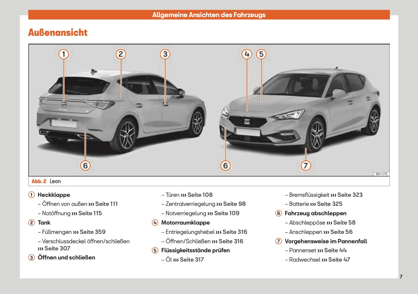 2020 Seat Leon Owner's Manual | German