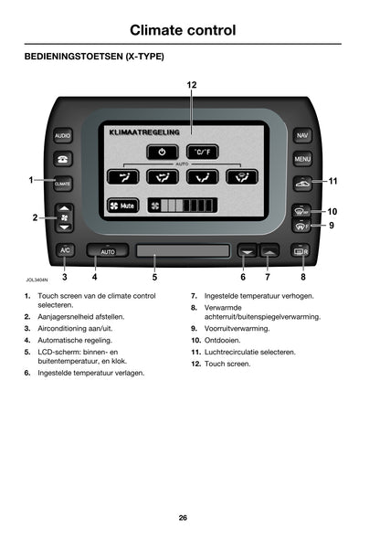 Jaguar XJ Navigatiesysteem Handleiding 2007 - 2009