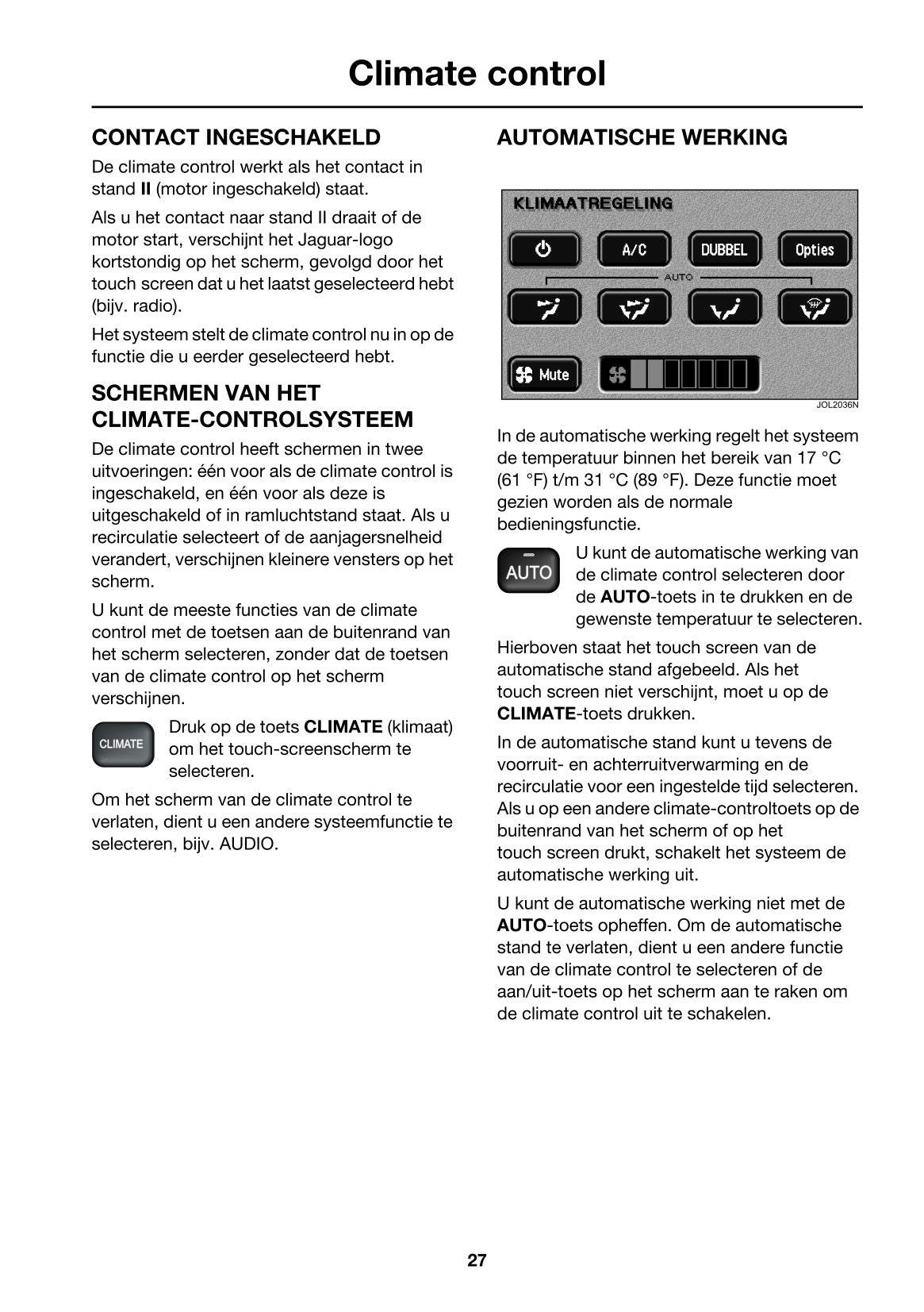 Jaguar XJ Navigatiesysteem Handleiding 2007 - 2009