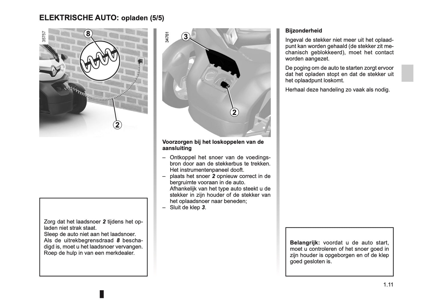 2012-2013 Renault Twizy Z.E. Bedienungsanleitung | Niederländisch