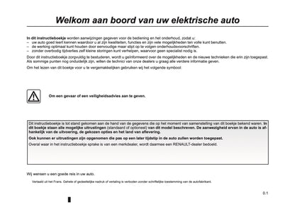 2012-2013 Renault Twizy Z.E. Bedienungsanleitung | Niederländisch