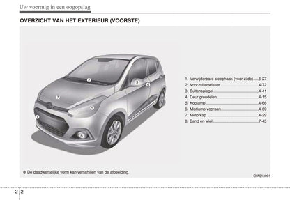 2013-2014 Hyundai i10 Owner's Manual | Dutch