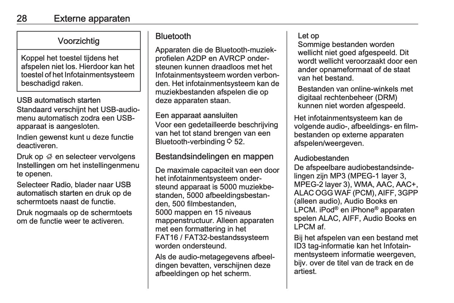 Opel Adam Infotainment System Handleiding 2017 - 2019