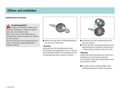 2004-2007 Smart Fortwo Owner's Manual | German