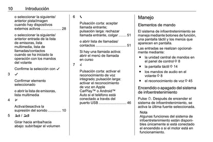 Opel Grandland X Manual de infoentretenimiento 2017 - 2020
