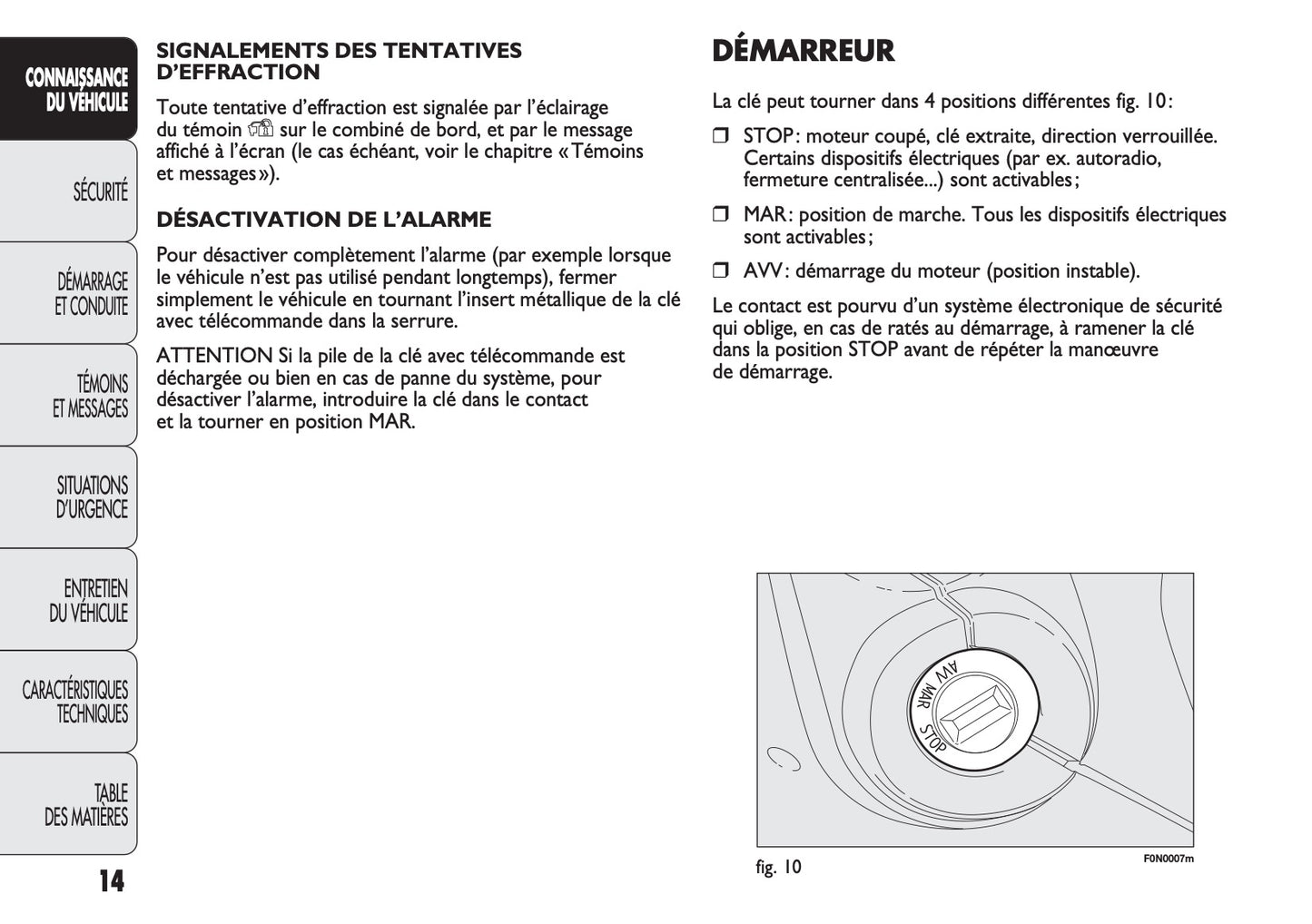 2013-2014 Fiat Ducato Owner's Manual | French