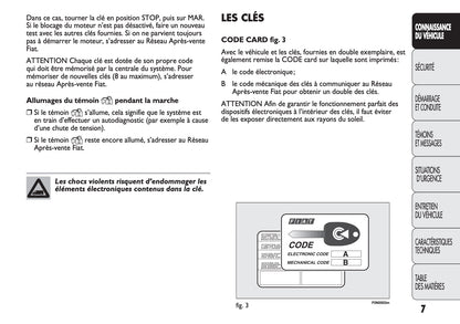 2013-2014 Fiat Ducato Owner's Manual | French