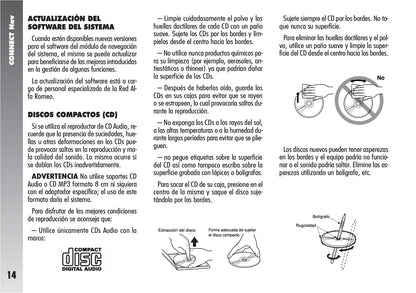 Alfa Romeo Connect / Connect Nav+ Instrucciones 2007 - 2011