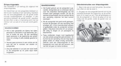2001-2007 Chrysler Voyager Bedienungsanleitung | Niederländisch