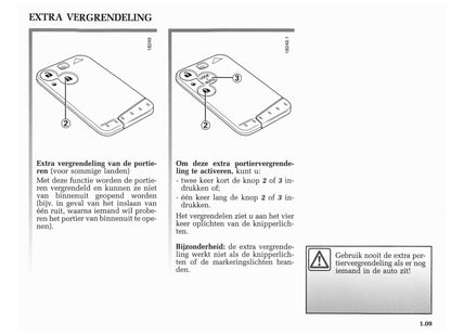 2001-2002 Renault Vel Satis Bedienungsanleitung | Niederländisch