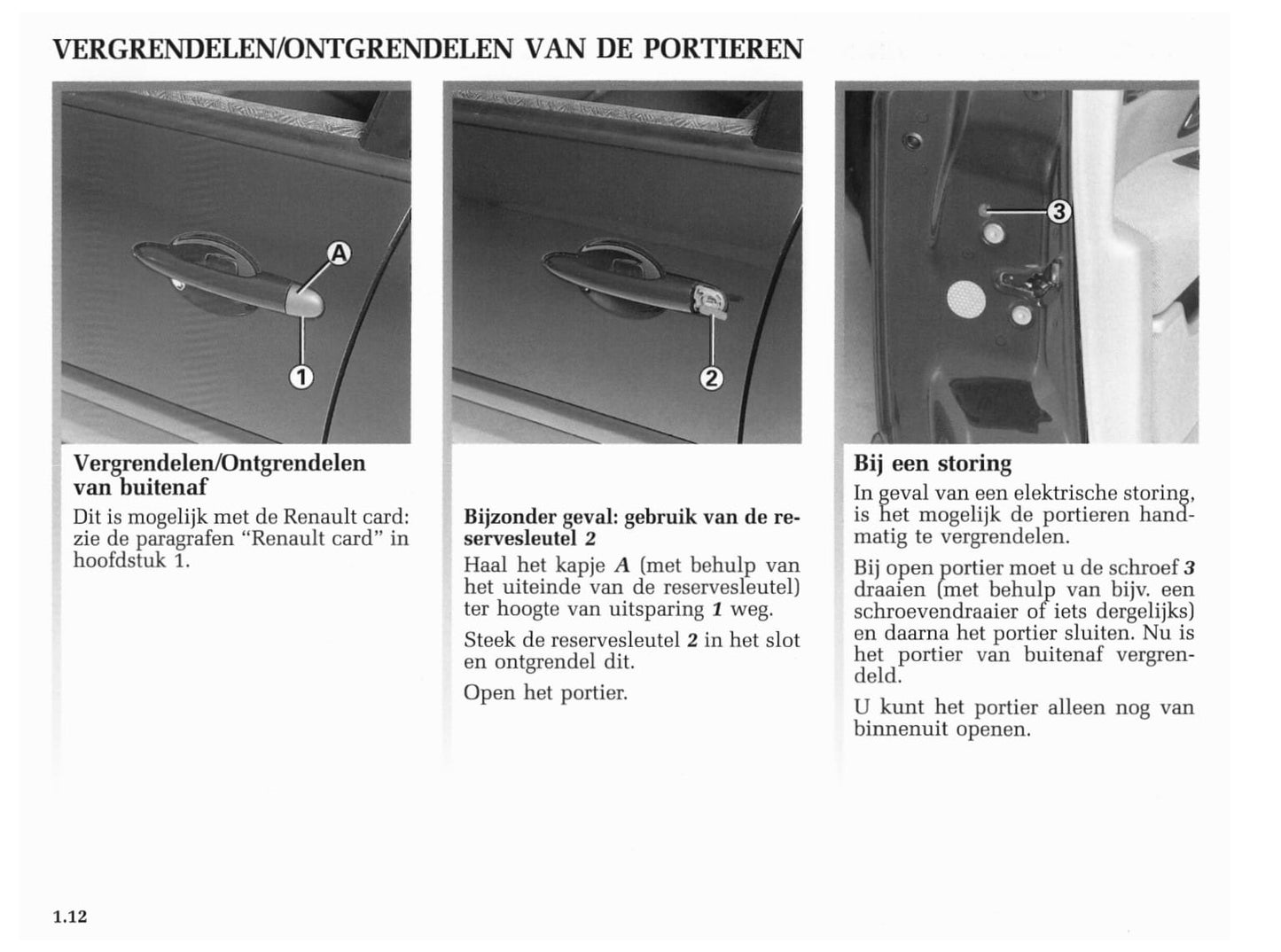 2001-2002 Renault Vel Satis Bedienungsanleitung | Niederländisch