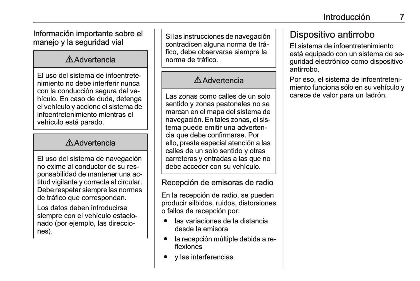 Opel Mokka Manual de infoentretenimiento 2012 - 2016