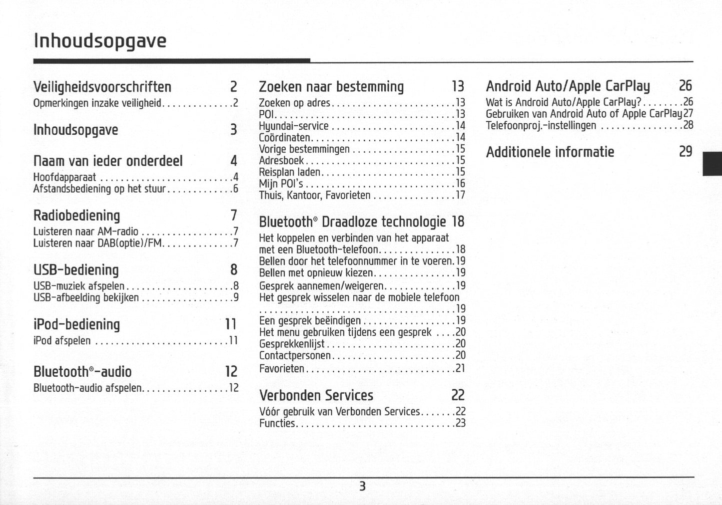 Hyundai Autonavigatiesysteem 2017 - 2019