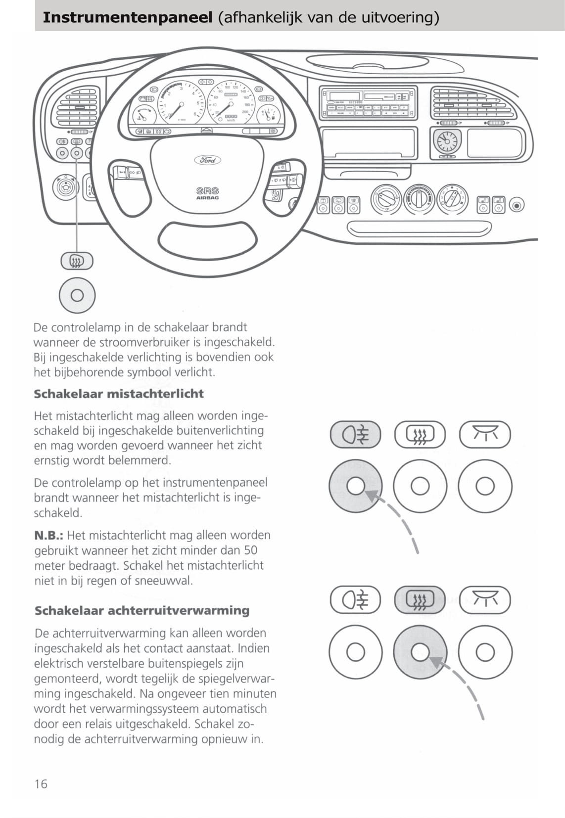 1994-2000 Ford Transit Owner's Manual | Dutch
