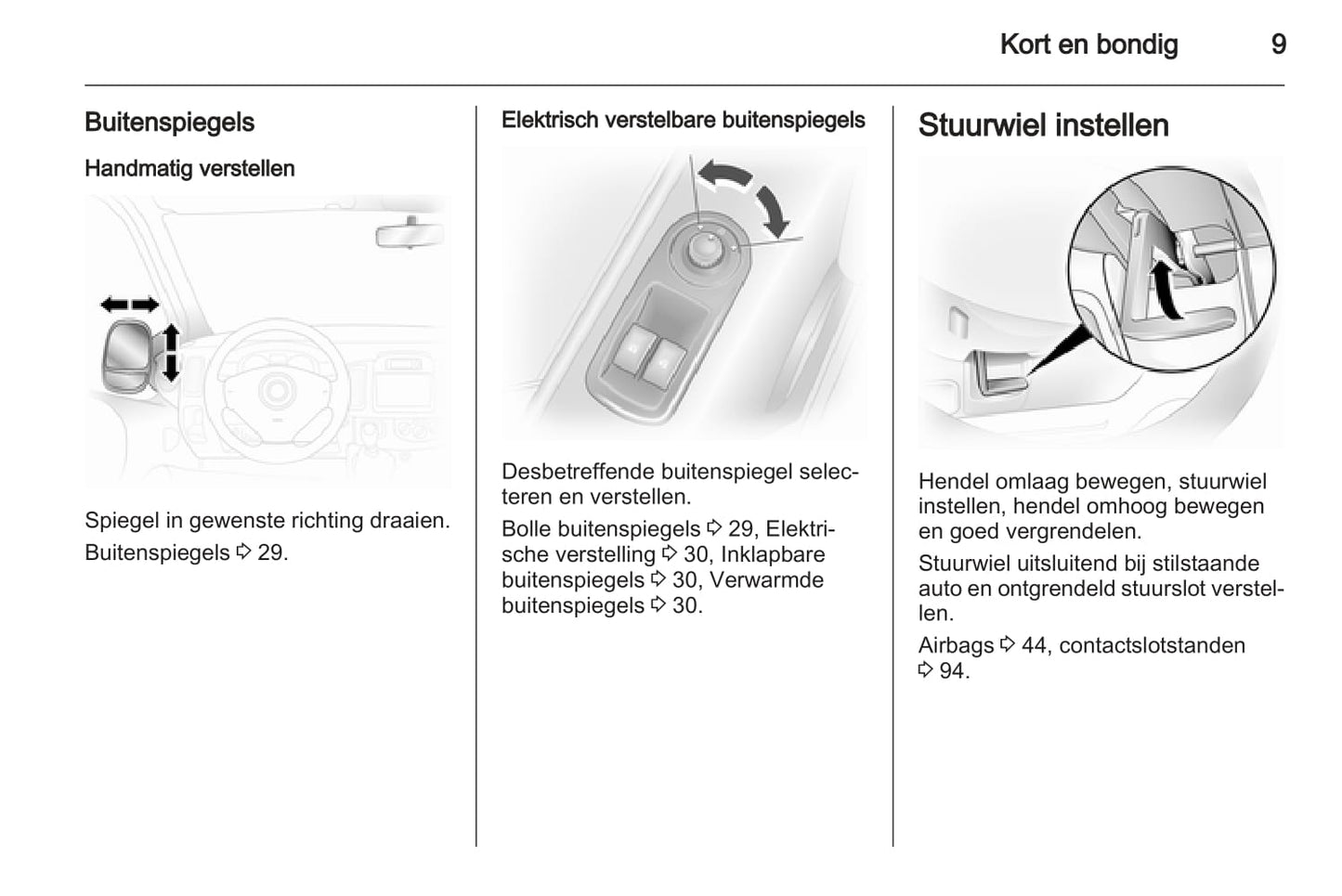 2013 Opel Vivaro Owner's Manual | Dutch