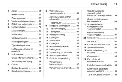 2013 Opel Vivaro Owner's Manual | Dutch