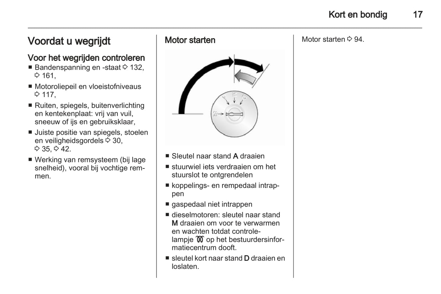 2013 Opel Vivaro Owner's Manual | Dutch