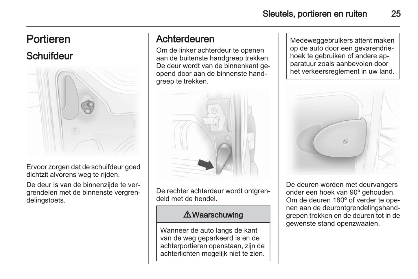 2013 Opel Vivaro Owner's Manual | Dutch